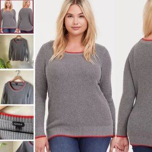 Torrid | Ribbed Pullover Sweater Size 1.